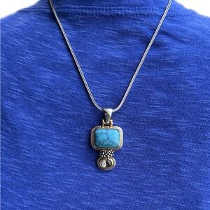 Turquoise Pendant Necklace